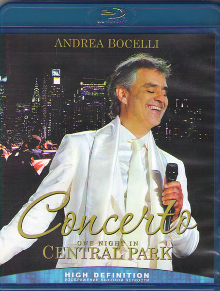 Andrea Bocelli Concerto One Night in Central Park (Blu-ray)* на Blu-ray