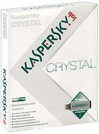 Kaspersky Crystal (Антивирус Касперского) (на 2 ПК) Лицензия на 1 год  / Флешка в подарок (PC CD)