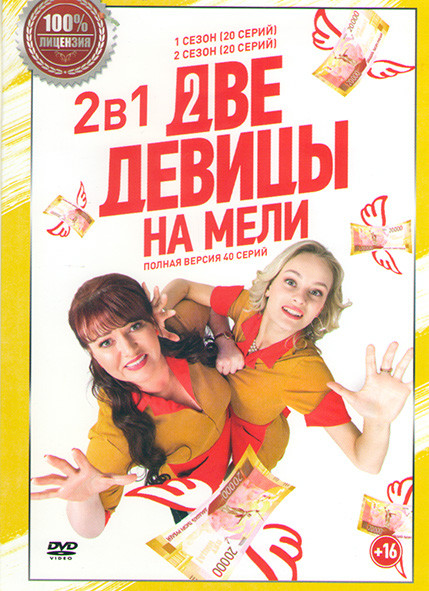 Две девицы на мели 1,2 Сезоны (40 серий) на DVD