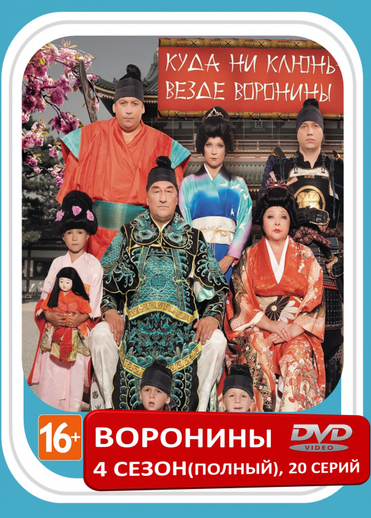 Воронины 4 Сезон (61-80 серии)* на DVD
