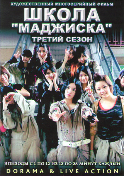 Школа Маджиска 3 Сезон (12 серий) на DVD