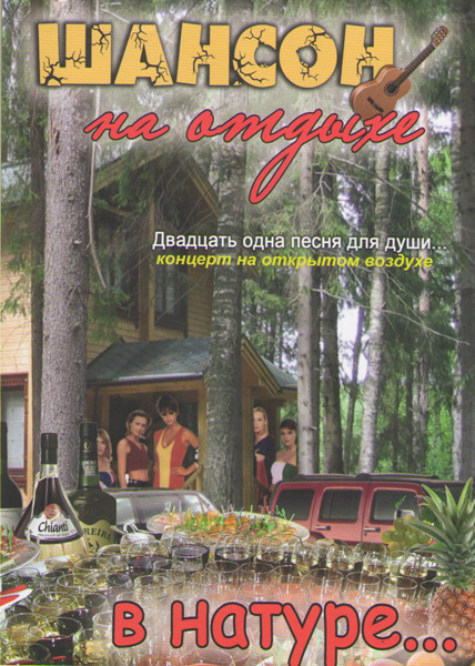 Шансон На отдыхе в натуре (21 песня) на DVD