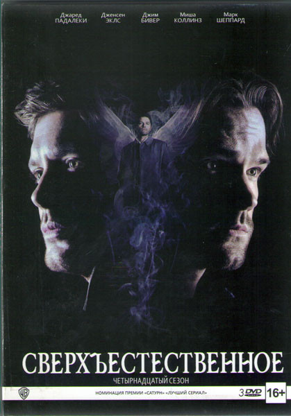 Сверхъестественное 14 Сезон (23 серии) (3 DVD) на DVD Сверхъестественное 14 Сезон (23 серии) (3 DVD) на DVD
