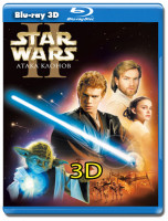 Изображение товара Звездные войны 2 Атака клонов 3D (Blu-ray)