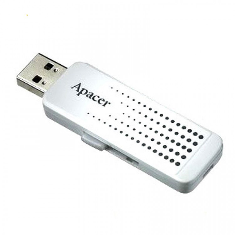 Флеш-карта Flash Drive 4 GB Apacer AH323 White