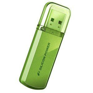 Флеш-карта Flash Drive 4 GB USB 2.0 Silicon Power Helios 101 Green