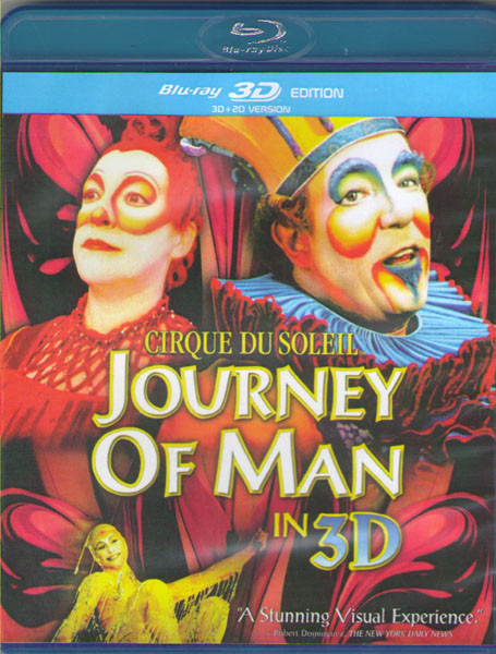 Cirque du Soleil Journey of Man 3D+2D (Blu-ray) на Blu-ray