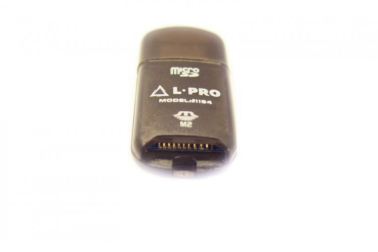Card reader  L-PRO 1194 m80 micro SD, M2 Черный