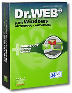 Dr. Web для Windows - Антивирус на 24 месяца, на 1 ПК (PC CD)