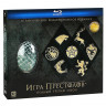 Игра престолов 3 Сезон (10 серий) (5 Blu-ray / Коллекционное яйцо / Открытки) на Blu-ray