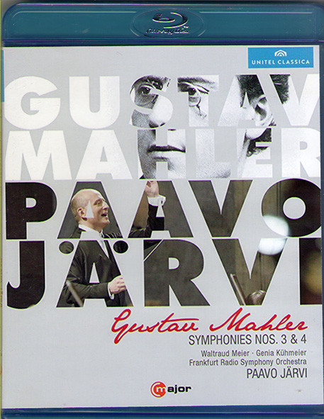Gustav Mahler Symphonies № 3 and №4 Paavo Jarvi and Frankfurt radio Symphony orchestra (Blu-ray)* на Blu-ray