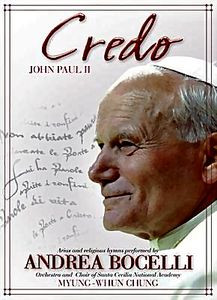 Andrea Boccelli - Credo - JOHN PAUL 2 на DVD