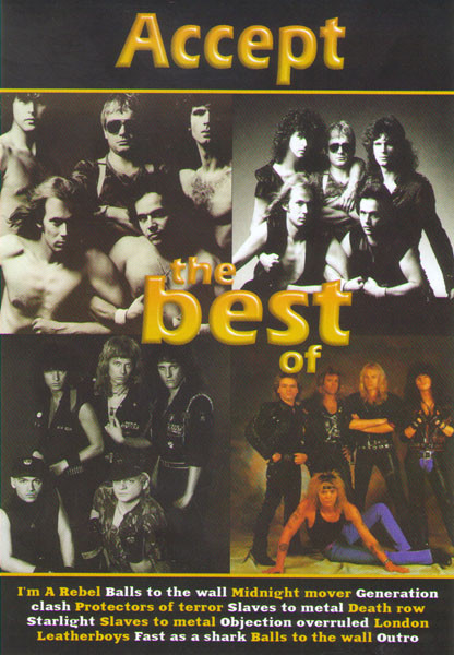 Accept The Best (Клипы / Live Sophia / Accept Metal Blast From The Past) на DVD