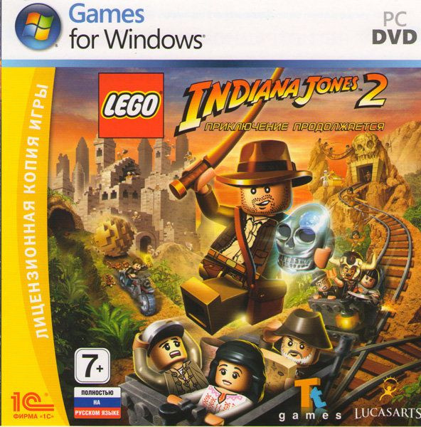 Lego Indiana Jones 2 Приключение продолжается (PC DVD)