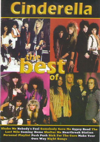 Cinderella The Best of (Cinderella Rocked Wired and Bluesed The Greatest Video Hits / Cinderella in concert) на DVD