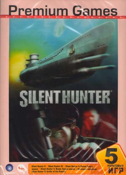 Premium Games 5 культовых игр Silent Hunter (2 DVD) (PC DVD)