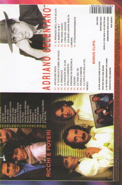 Adriano Celentano The grand collection / Ricchi e poveri Video collection на DVD