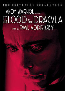 Кровь для дракулы на DVD Кровь для дракулы на DVD