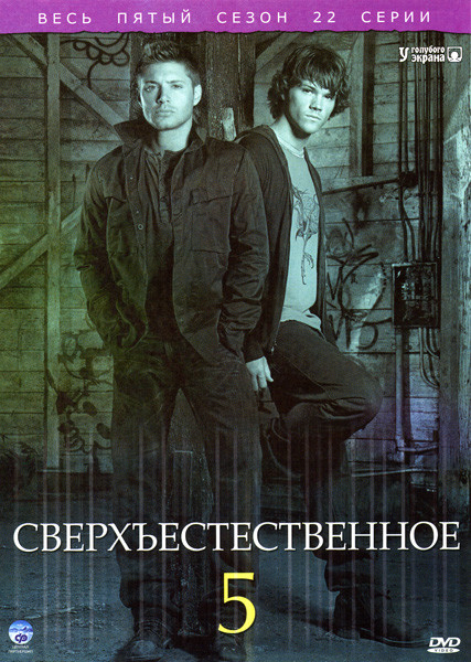 Сверхъестественное 5 сезон (22 серии) на DVD Сверхъестественное 5 сезон (22 серии) на DVD