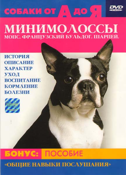 Собаки от А до Я Минимолоссы Мопс Французский бульдог Шарпей на DVD