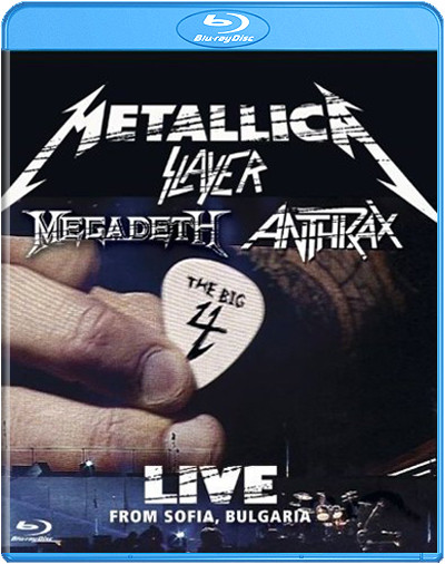 Metallica The big 4 (Metallica / Megadeth / Anthrax / Slayer) Luve from Sofia (2 Blu-ray) на Blu-ray