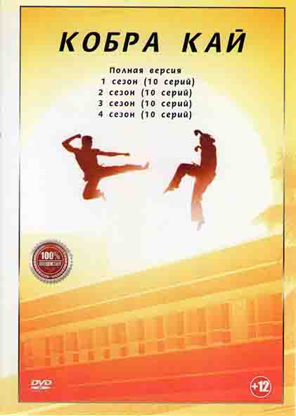 Кобра Кай 4 Сезона (40 серий) на DVD