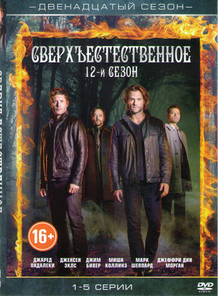 Сверхъестественное 12 Сезон (5 серий) на DVD
