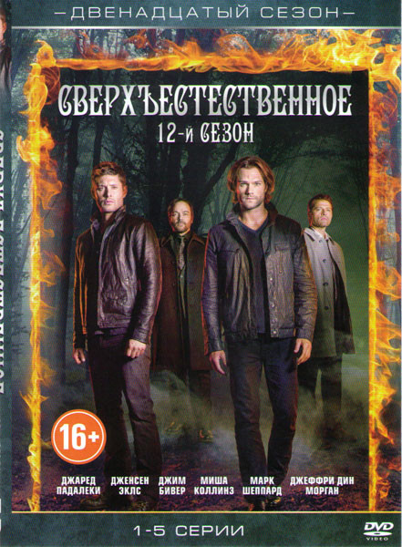 Сверхъестественное 12 Сезон (5 серий) на DVD Сверхъестественное 12 Сезон (5 серий) на DVD