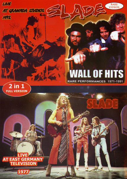 Slade - Live at Granada Studios 1972/Wall Of Hits. Rare Performance 1971-1991 /Live at east Germany Televisio 1977  на DVD