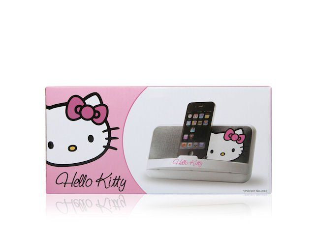 Док станция для смартфонов и iPhone (с динамиком Hello Kitty)