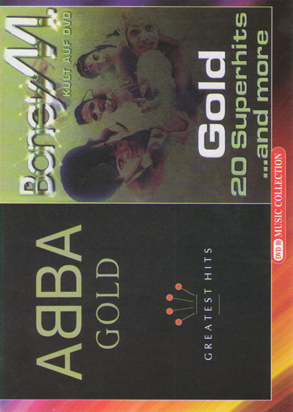 Abba Gold greatest hits / Boney M Gold 20 superhits and more на DVD