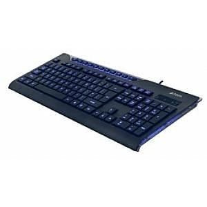 Клавиатура A4 KD-800L USB Подсветка blue light