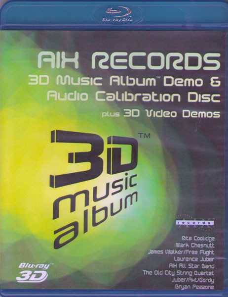 AIX Records 3D Music Album Demo and Audio Calibration (3D Blu-ray) на Blu-ray AIX Records 3D Music Album Demo and Audio Calibration (3D Blu-ray) на Blu-ray