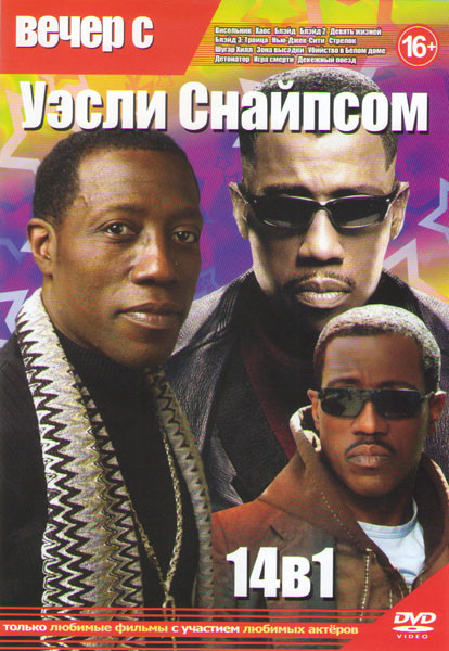 Вечер с Уэсли Снайпсом (Висельник / Хаос / Блэйд 1,2,3 / Нью Джек Сити / Стрелок / Шугар Хилл / Зона высадки / Убийство в Белом доме / Детонатор / Игр на DVD
