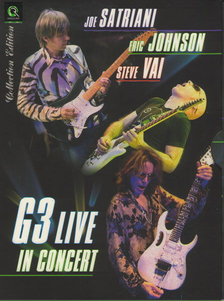 G3 Live in concert (Joe Satriani, Eric Johnson, Steve Vai) на DVD