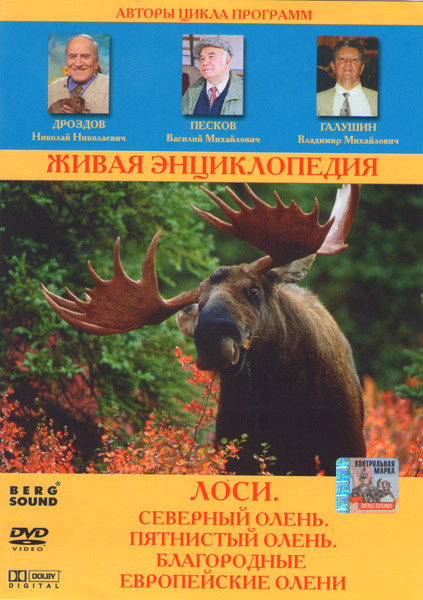 Живая энциклопедия Лоси (Лоси / Северный олень / Пятнистый олень / Благородные европейские олени) на DVD Живая энциклопедия Лоси (Лоси / Северный олень / Пятнистый олень / Благородные европейские олени) на DVD