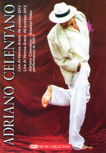 Adriano Celentano Live at Verona Arena 08 october 2012 / Live at Verona Arena 09 october 2012 / Adriano Celentano Greatest Video perfomance to RAI 1 на DVD