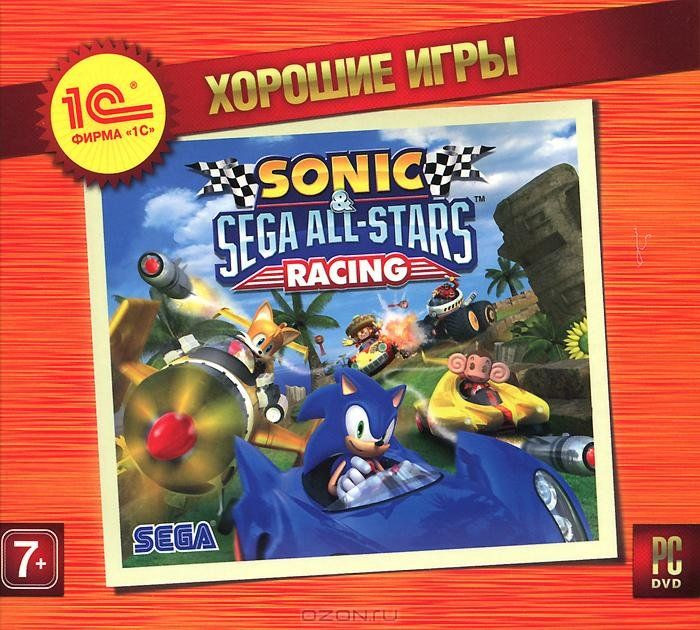 Хорошие игры Sonic & SEGA All-Stars Racing (PC DVD)