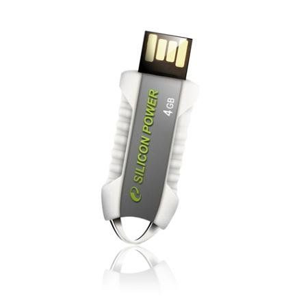 Флеш-карта Flash Drive 4 GB USB 2.0 Silicon Power Uniqui 530 white
