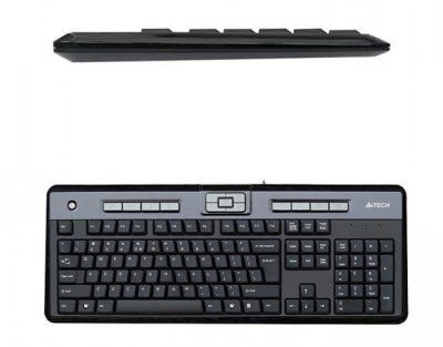 Клавиатура A4 KLS-50 Черная PS/2 Слим