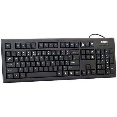Клавиатура A4 KR-85  PS/2 слим черная