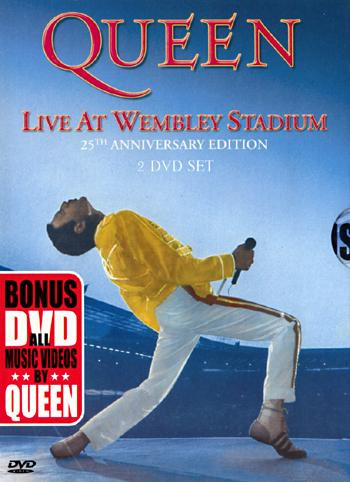 Queen Live at Wembley stadium (2 DVD) на DVD