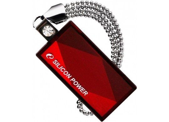 Флеш-карта Flash Drive 8GB USB 2.0 Silicon Power Touch 810 red