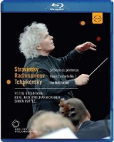 Изображение товара Rattle Conducts Tchaikovsky Stravinsky and Rachmaninov (Blu-ray)