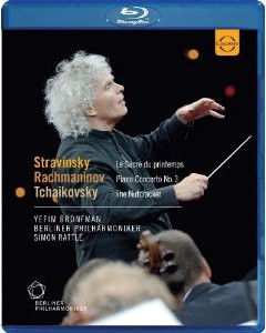 Rattle Conducts Tchaikovsky Stravinsky and Rachmaninov (Blu-ray) на Blu-ray Rattle Conducts Tchaikovsky Stravinsky and Rachmaninov (Blu-ray) на Blu-ray