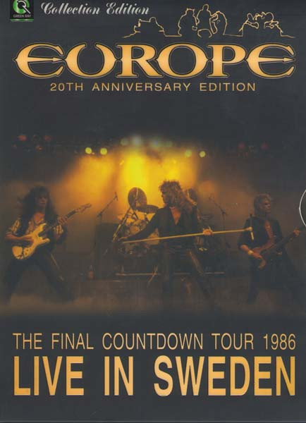 Europe The final Countdown tour live in Sweden на DVD