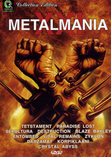 METALLMANIA  XXI - Metall Mind various на DVD