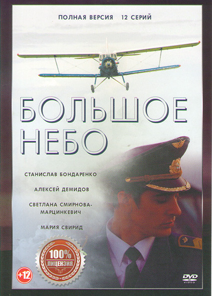 Большое небо (12 серий) на DVD Большое небо (12 серий) на DVD