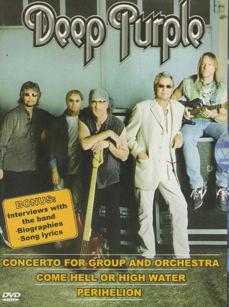 Deep Purple (Concerto for group and orchestra / Come hell or high water / Perihelion) на DVD
