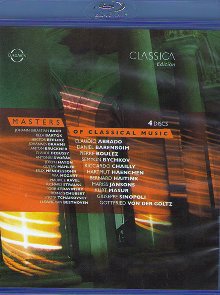 Masters of classical music (4 Blu-ray)* на Blu-ray